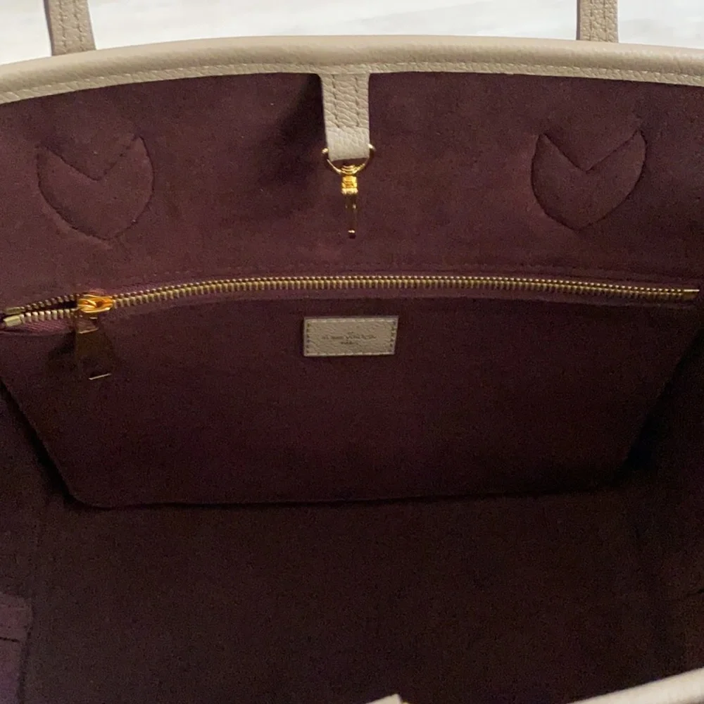 Louis Vuitton Neverfull MM Empreinte Leather Tote Shoulder Bag